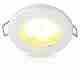 EuroLED<sup>®</sup> 75 Down Lights - Spring Clip mount - Warm White Light - White Plastic Rims - 12V DC