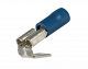 Push-On 2-Way Male/Female Crimp Terminals - Blue 6.3mm, Blister pack 12