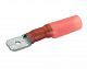 Heat Shrink Crimp Terminal - Male Blade 6.3mm, Red - Pack of 10