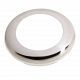 Round Courtesy Lamp Rim - Satin Chrome Plated 316 Stainless Steel
