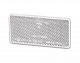 Retro Reflector - 94 x 44mm - White - Adhesive mount