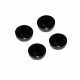 Black Plastic Screw Caps - Pack 50