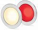 EuroLED® 95 Gen 2 Round Down Light Dual Colour - Recess Mount with Spring Clip - Warm White/Red