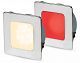 EuroLED® 95 Gen 2 Square Down Light Dual Colour - Recess Mount with Spring Clip - Warm White/Red