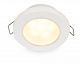 EuroLED® 75 Down Lights - 12 Volt Spring Clip Mount - Warm White - White Plastic Rim