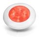 Red Light. White Plastic Housing. 12V DC