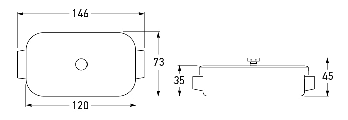 P/N 2758 (8 Way Blade - 6mm2 Cable) - All dimensions in mm.