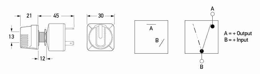 All dimensions in mm.