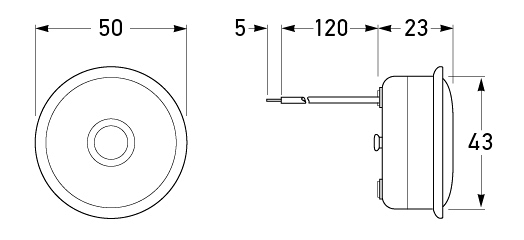 All dimensions in mm.