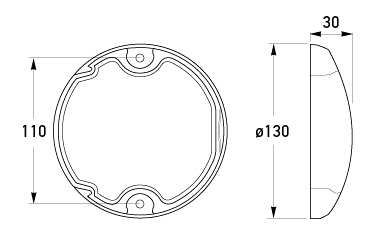 All dimensions in mm.