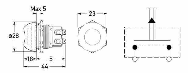 All dimensions in mm.