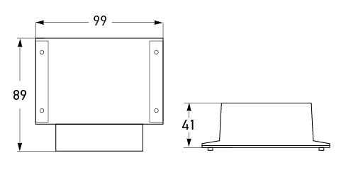 All dimensions in mm.