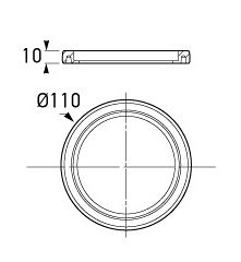 P/N 98069660 - All dimensions in mm.