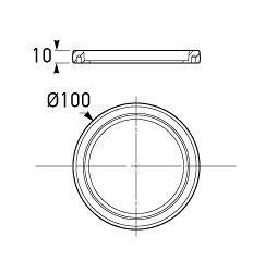 P/N 98069640 - All dimensions in mm.