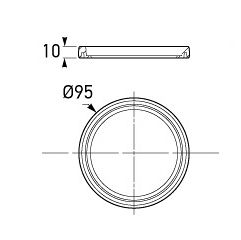 P/N 98069620 - All dimensions in mm.