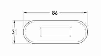 Stainless Steel - All dimensions in mm.