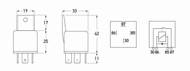 All dimensions in mm.