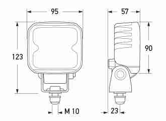 All dimensions in mm.