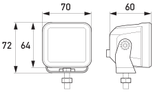 LED Cube Headlamp 2.7”