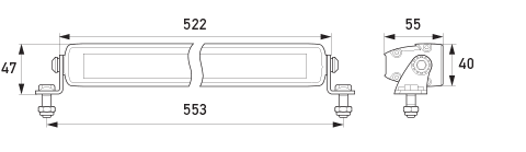 1FJ 358 176-301 LED Slim Light Bar 20”