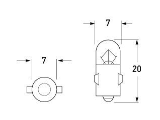 All dimensions in mm.
