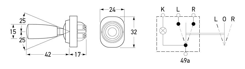 All dimensions in mm.