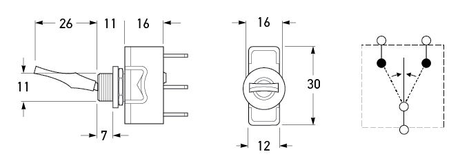 All dimensions in mm.