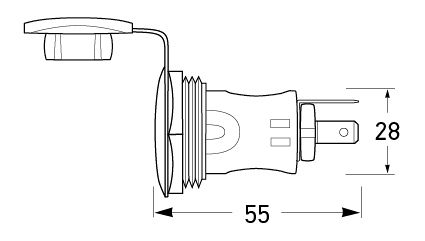 All dimensions in mm.