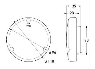 Module - All dimensions in mm.