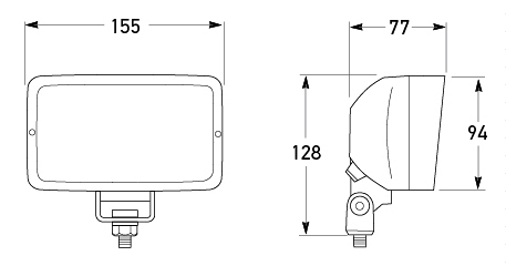 All dimensions in mm.
