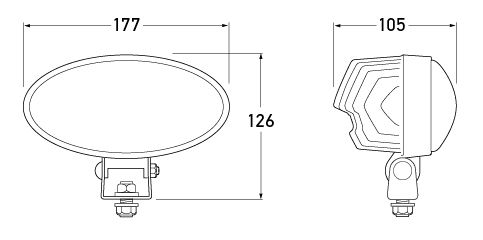 All dimensions in mm.