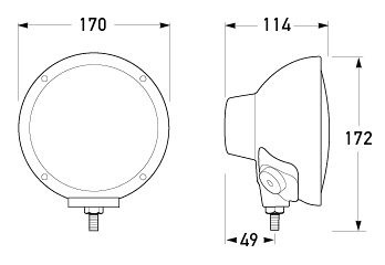 All dimensions in mm.