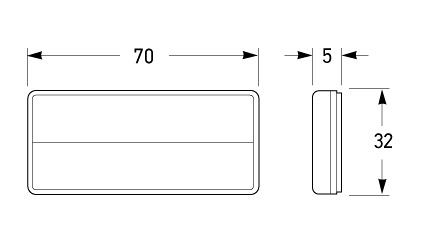 All dimensions in mm.