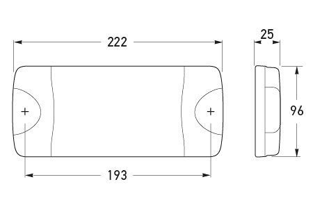 All dimensions in mm.