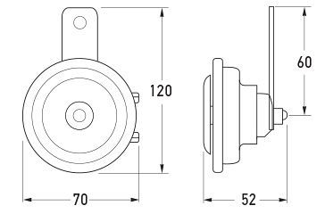 All dimensions in mm.