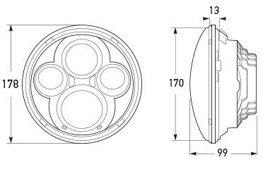 All dimensions in mm.