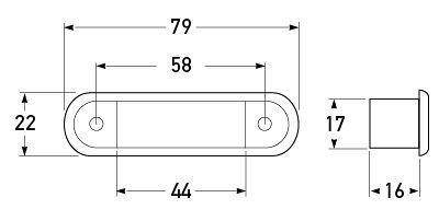All dimensions in mm.