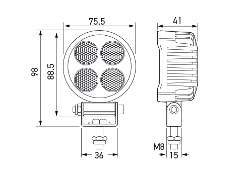 1G0 357 111-002 TS1700 Round Diagram