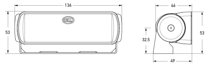 All dimensions in mm