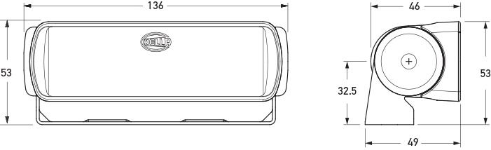 All dimensions in mm