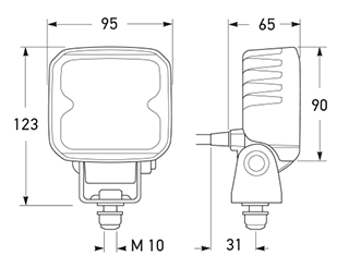 All dimensions in mm.