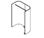 Coat rail and umbrella stand