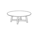 Round Trestle Table