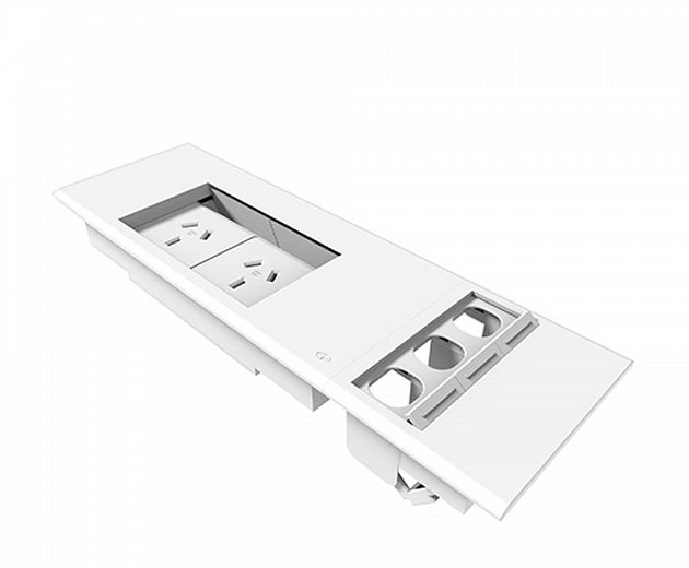 Surface mount 2x GPO + 3x data