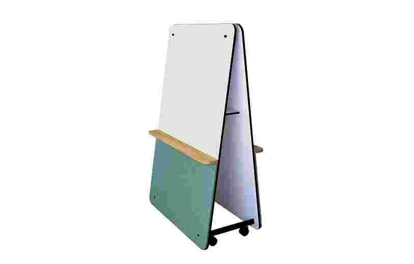 Wedge ThoughtBoard Acoustic Whiteboard image 1