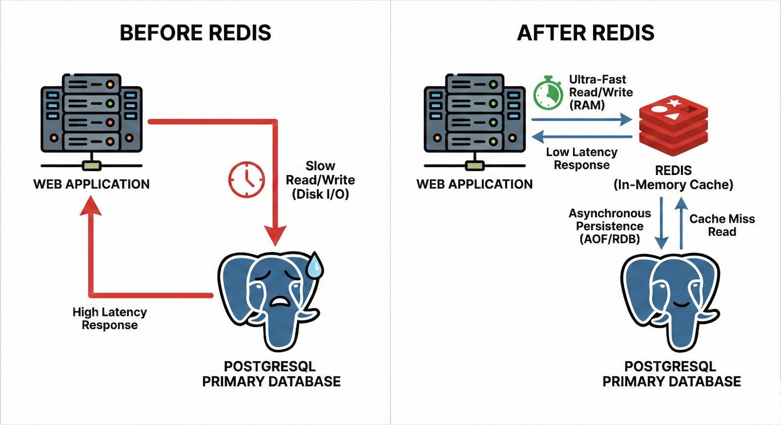 Redis Workflow Diagram