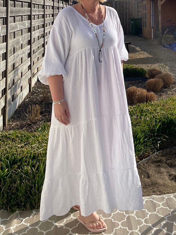 Dress Boho white