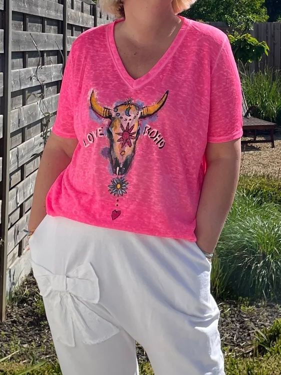 T shirt Buffalo roze T shirt Buffalo roze