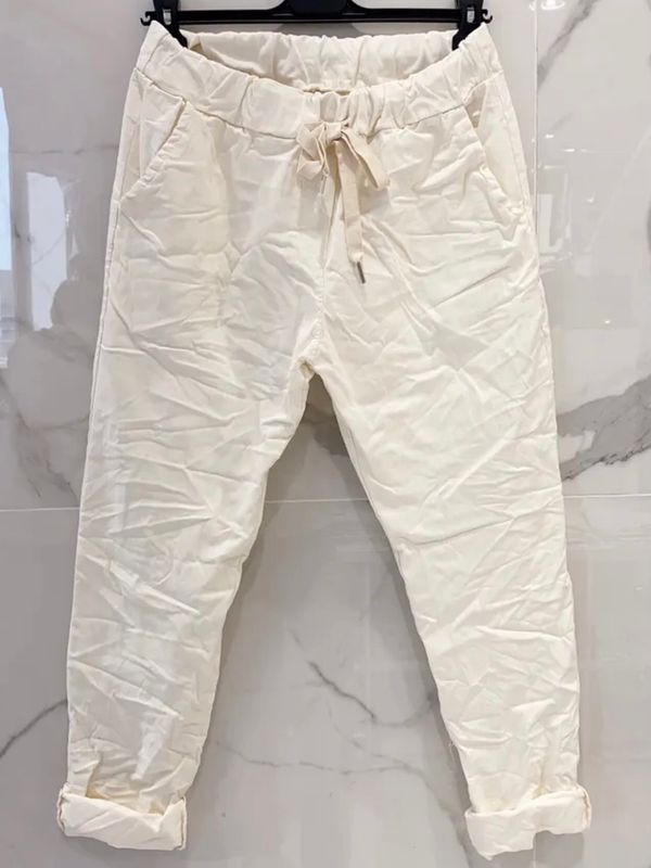 Broek Ines ecru Broek Ines ecru