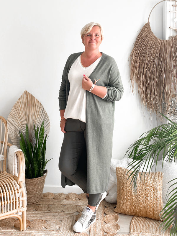 Maxi gilet kaki Maxi gilet kaki